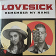 the album cover for Lovesick - Remember My Name (Uk)
