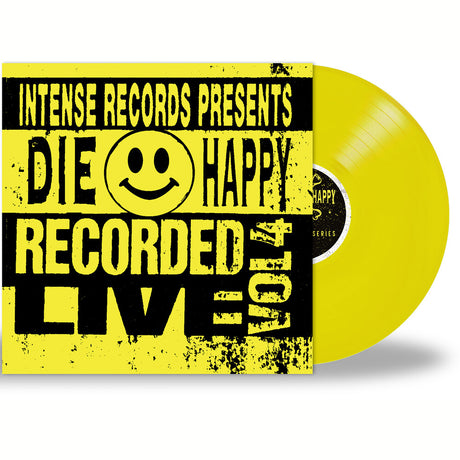 the album cover for Die Happy - Intense Series Live Vol. 4 [Colored Vinyl] [Limited Edition] (Ylw)