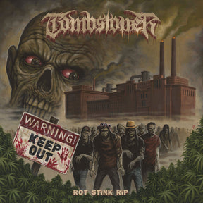 the album cover for Tombstoner - Rot Stink Rip (Yellow Vinyl) [Colored Vinyl] (Ylw)