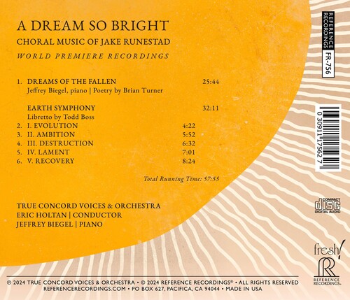 A Dream So Bright - Choral Music of Jake Runestad (CD)