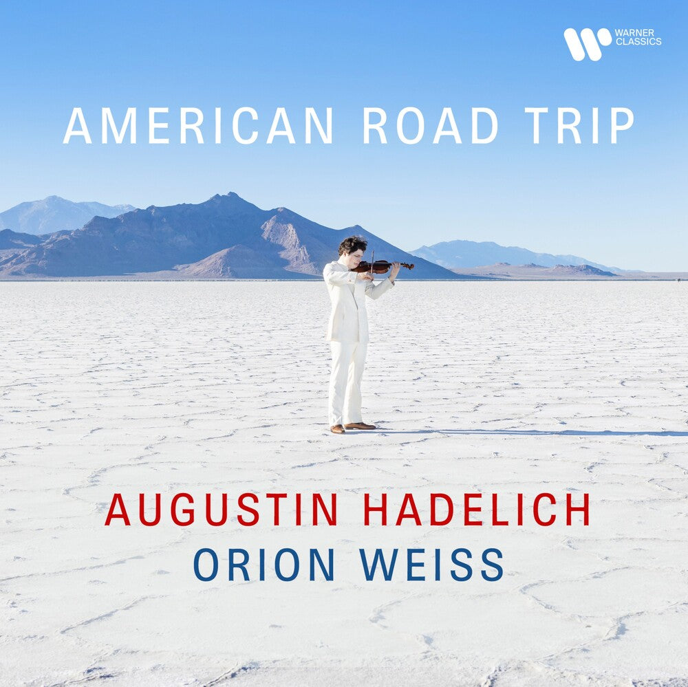 the album cover for Augustin Hadelich - American Road Trip