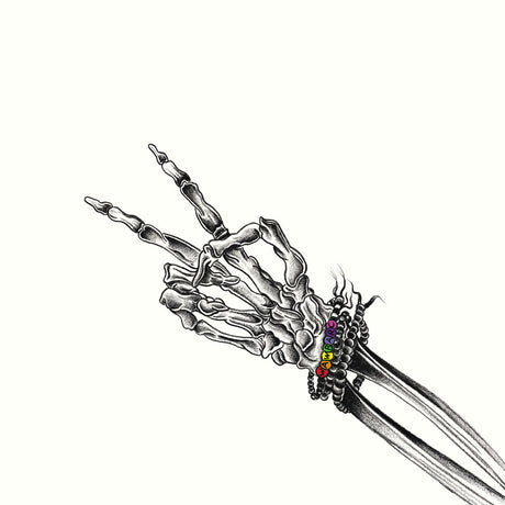 the album cover for We Are Winter's Blue & Radiant Children - No More Apocalypse Father