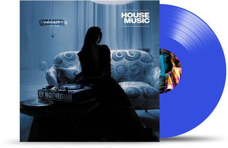 the album cover for Ex Norwegian - House Music - Blue (Blue) [Colored Vinyl] [Limited Edition]