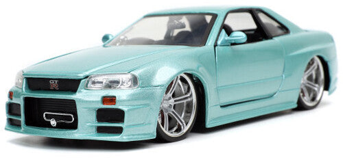 1:24 Ff - Brian's Nissan Skyline Gt-r R34 - 1:24 Ff - Brian's Nissan Skyline Gt-r R34 - Collectibles