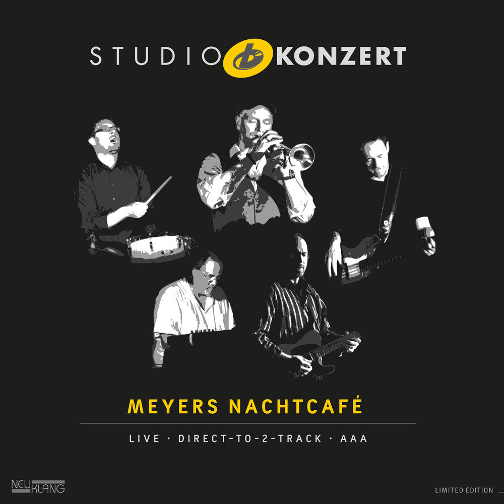 the album cover for Meyers Nachtcafe - Studio Konzert