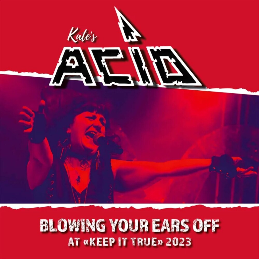 the album cover for Kate's Acid - Blowing Your Ears Off [Colored Vinyl] (Red)