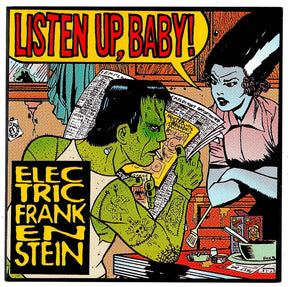 the album cover for Electric Frankenstein - Listen Up Baby (Can)