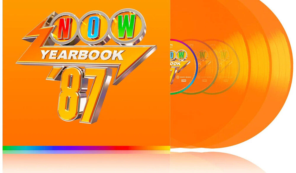 the album cover for Now Yearbook 1987 / Various (Colv) (Org) (Uk) - Now Yearbook 1987 / Various [Colored Vinyl] (Org) (Uk)