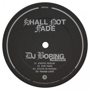 the album cover for DJ Boring - For Tahn [Colored Vinyl] (Ep) (Grn)