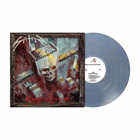 the album cover for Satan - Songs In Crimson (Blue) [Colored Vinyl] (Aus)