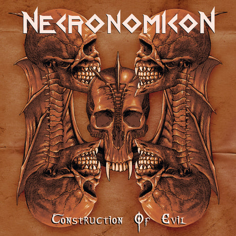 the album cover for Necronomicon - Construction Of Evil [Colored Vinyl] [Limited Edition] (Coll) [Remastered]