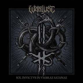 the album cover for Warlust - Sol Invictvs In Vmbrae Satanae