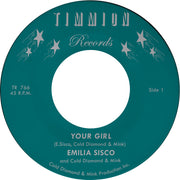 the album cover for Emilia Sisco  / Cold Diamond & Mink - Your Girl