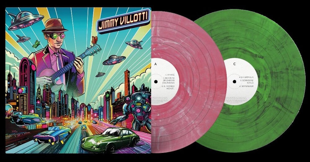 the album cover for Jimmy Villotti - Jimmy Villotti [Colored Vinyl] (Grn) (Pnk) (Ita)