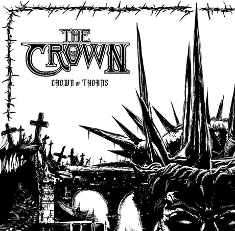 the album cover for Crown - Crown Of Thorns (Blk) [Colored Vinyl] (Wht)