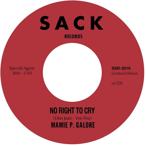 No Right To Cry B/w Do It Right Now (Vinyl)