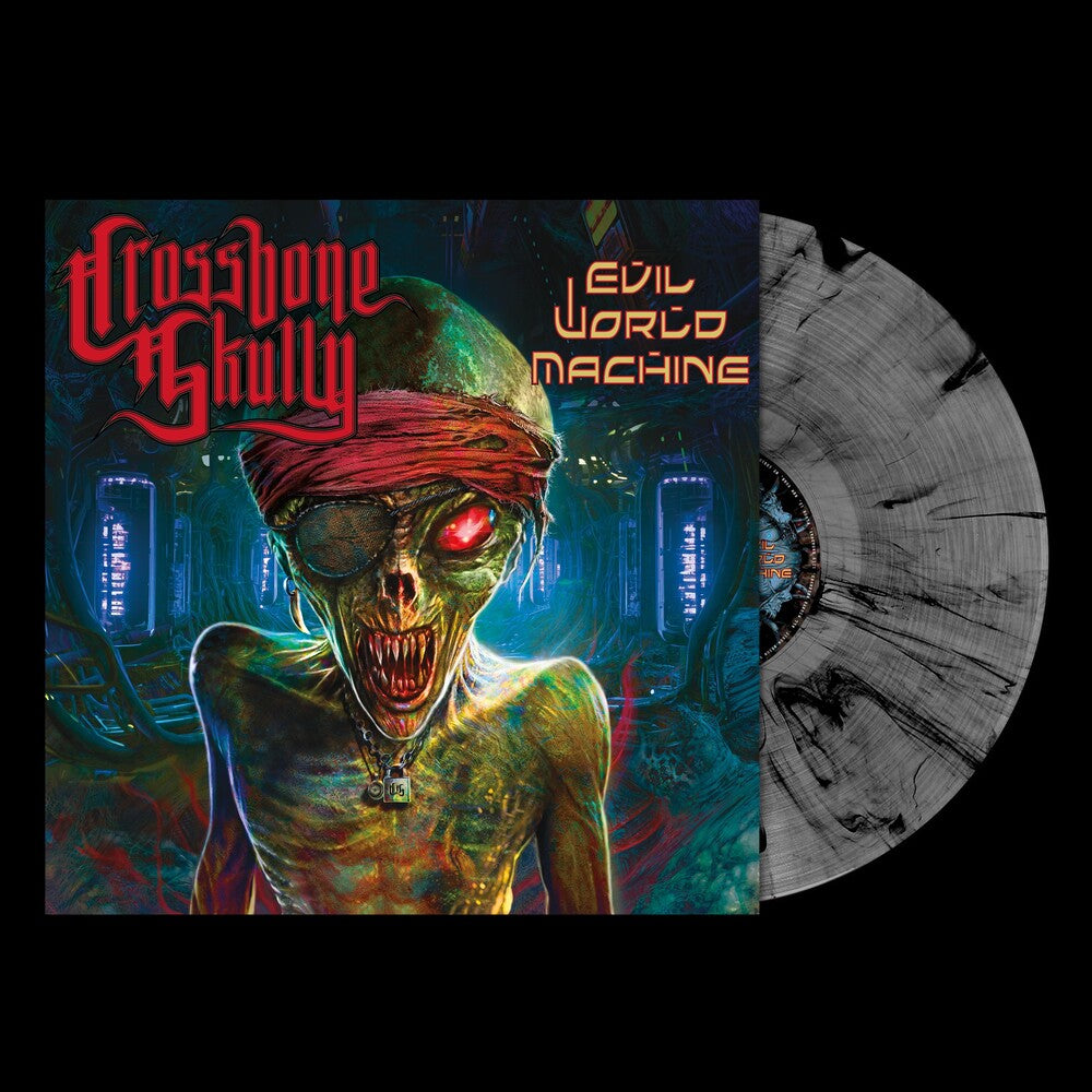 the album cover for Crossbone Skully - Evil World Machine [Colored Vinyl] (Ofgv)