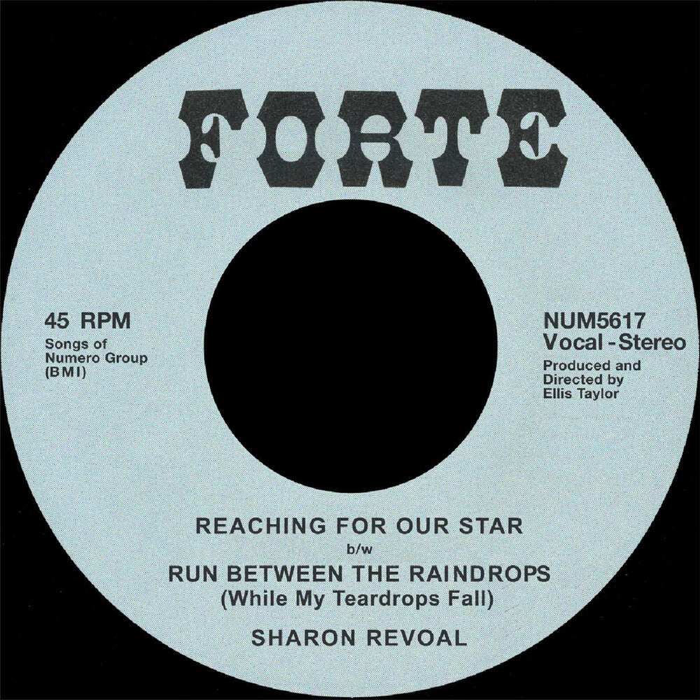 the album cover for Sharon Revoal - Reaching For Our Star B/W Run Between Raindrops