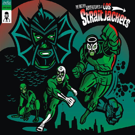 the album cover for Los Straitjackets - Further Adventures Of Los Straitjackets [Colored Vinyl]