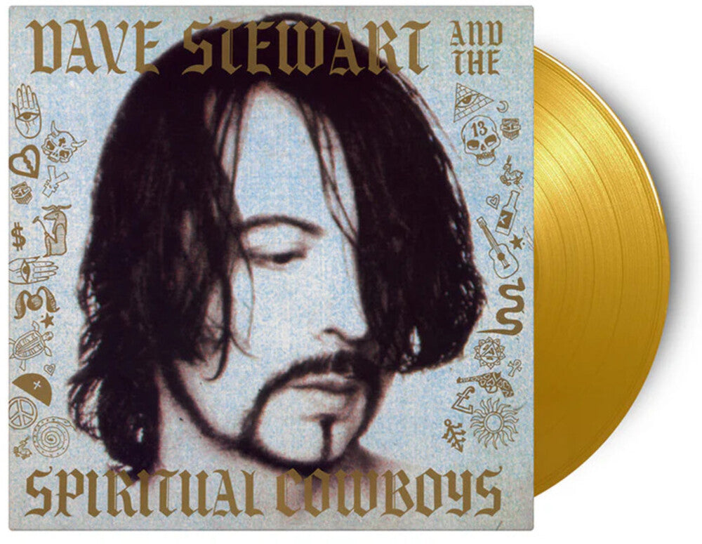 the album cover for Dave Stewart  & The Spiritual Cowboys - Dave Stewart & The Spiritual Cowboys [Colored Vinyl] (Gol)