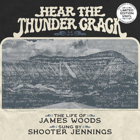 the album cover for James Woods  / Shooter Jennings - Hear The Thunder Crack