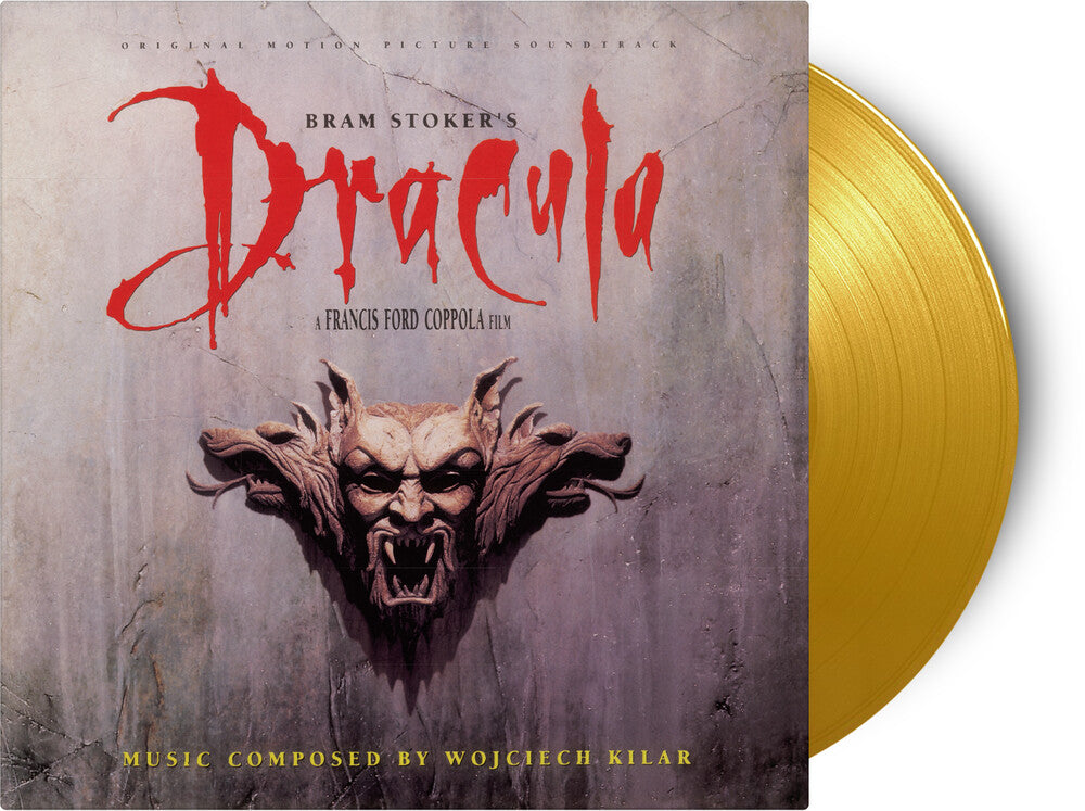 the album cover for Wojciech Kilar  (Colv) (Ltd) (Ogv) (Ylw) - Bram Stoker's Dracula - O.S.T. [Colored Vinyl] [Limited Edition] [180 Gram]