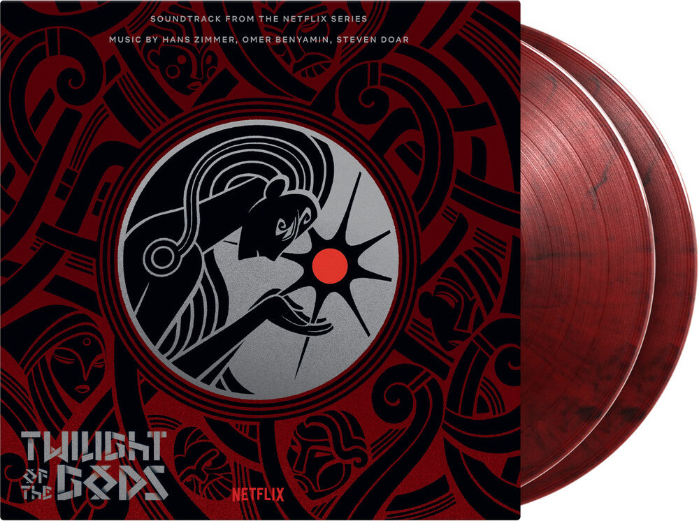 the album cover for Hans Zimmer  (Blk) (Colv) (Gate) (Ogv) (Red) - Twilight Of The Gods - O.S.T. (Blk) [Colored Vinyl] (Gate)
