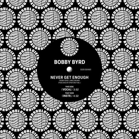 the album cover for Byrd, Bobby - Never Get Enough