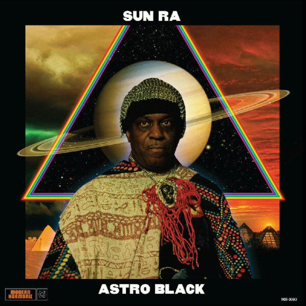 the album cover for Sun Ra - Astro Black