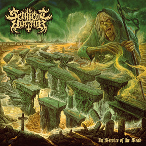 the album cover for Sentient Horror - In Service Of The Dead