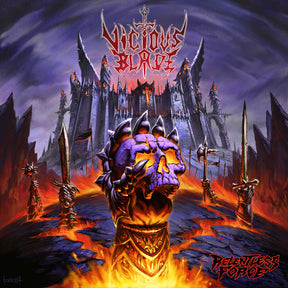 the album cover for Vicious Blade - Relentless Force