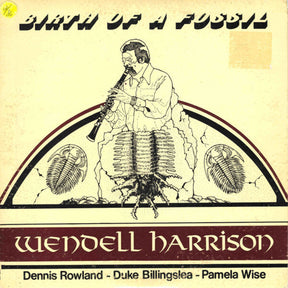 the album cover for Harrison, Wendell - Birth Of A Fossil - 180-Gram Lemon & Black Galaxy Colored Vinyl