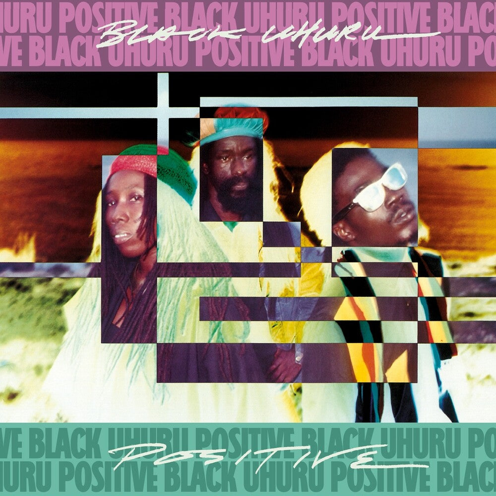 the album cover for Black Uhuru - Positive & Positive Dub