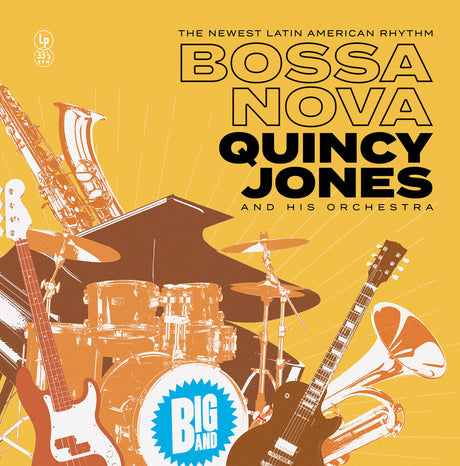 the album cover for Quincy Jones - Big Band Bossa Nova [Colored Vinyl] (Ylw) (Uk)