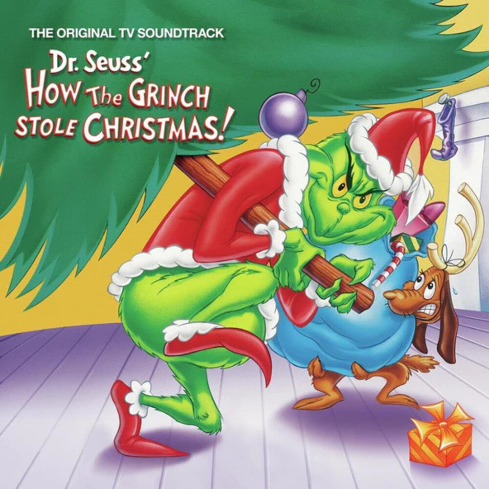 the album cover for Thurl Ravenscroft  / Karloff,Boris (Uk) - Dr Seuss How The Grinch Stole Christmas - O.S.T.