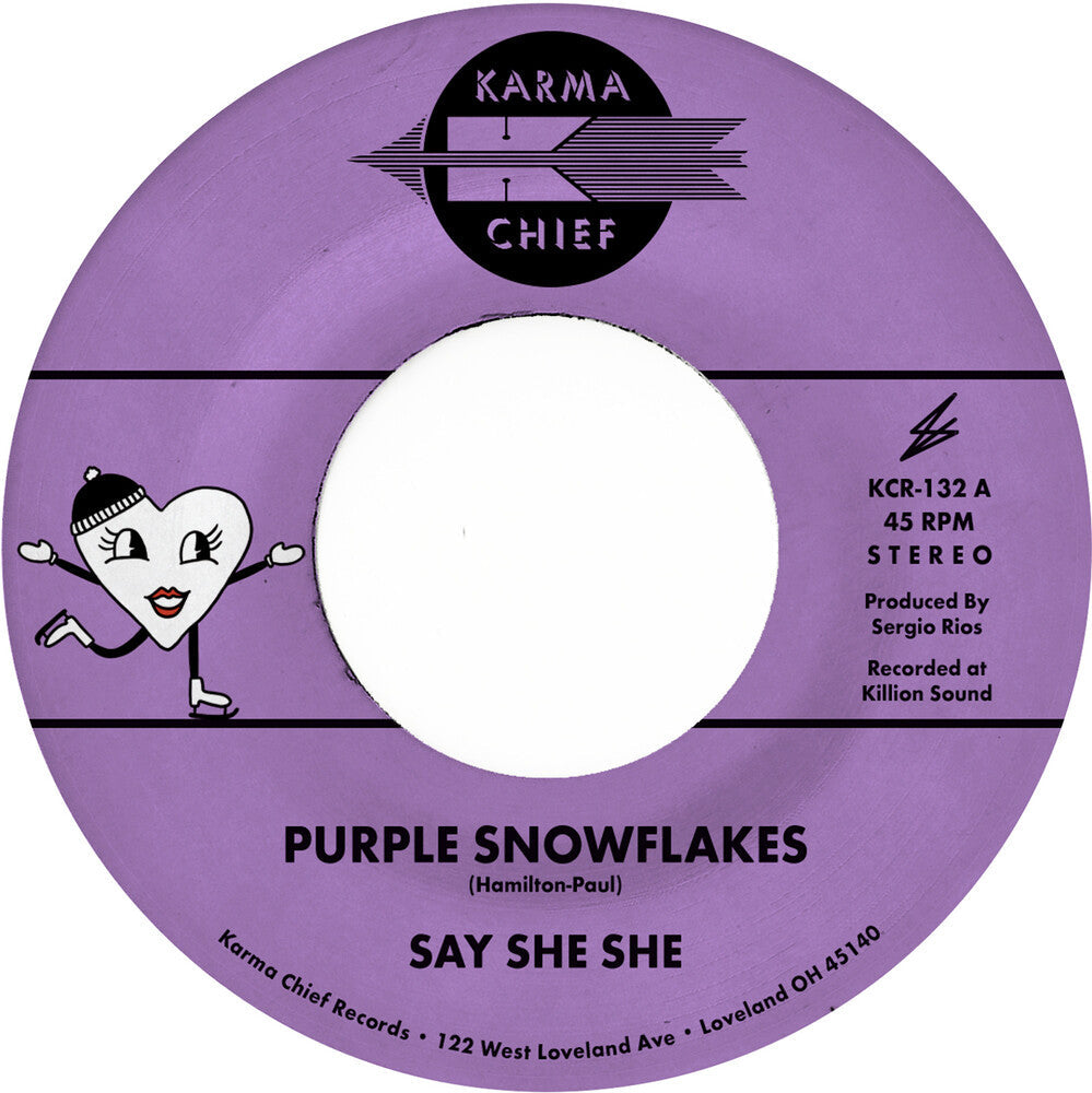 Say She She - Purple Snowflakes / This Wintertime [7" Vinyl]