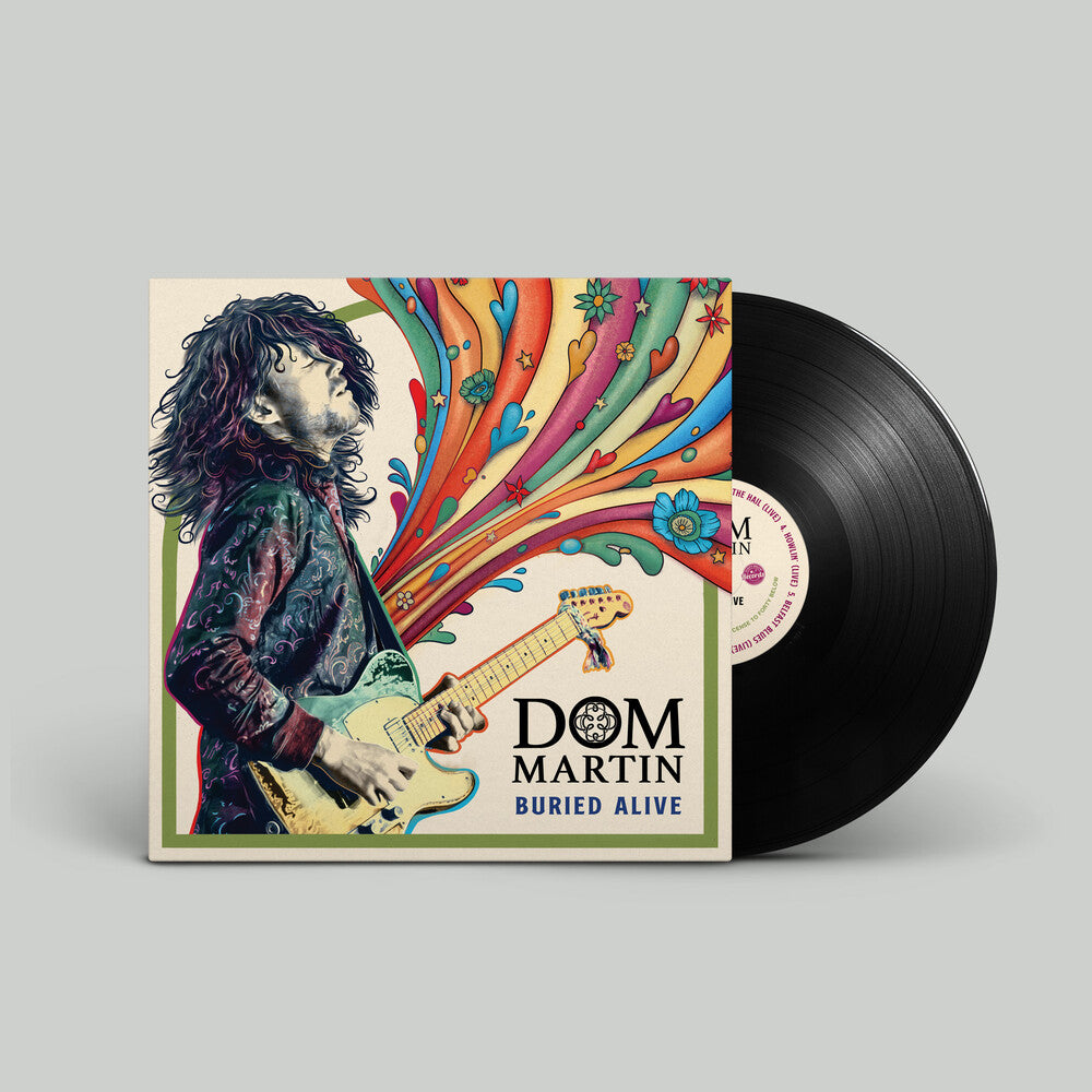 the album cover for Dom Martin - Buried Alive (Gate) (Ofgv)