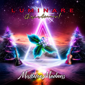 the album cover for Luminare Christmas - Mistletoe Madness - Red Colored Vinyl