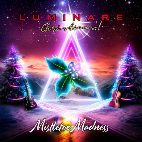 the album cover for Luminare Christmas - Mistletoe Madness - Red Colored Vinyl