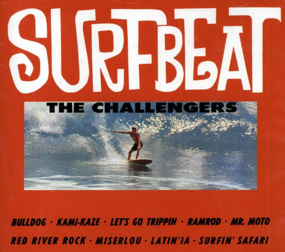 the album cover for Unknown Artist - Surfbeat - Clear Orange Colored Vinyl