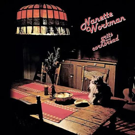 the album cover for Workman, Nanette - Grits & Cornbread - Clear Red Colored Vinyl