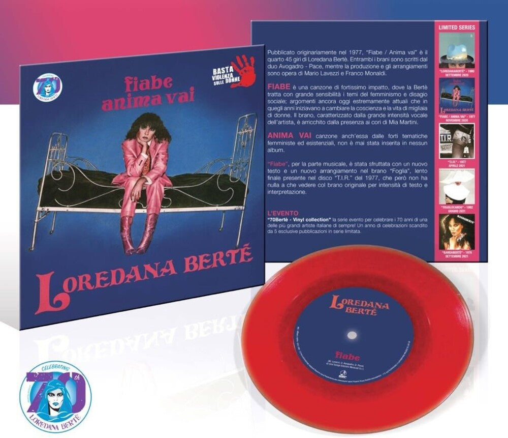 the album cover for Berte, Loredana - Fiabe / Anima Vai