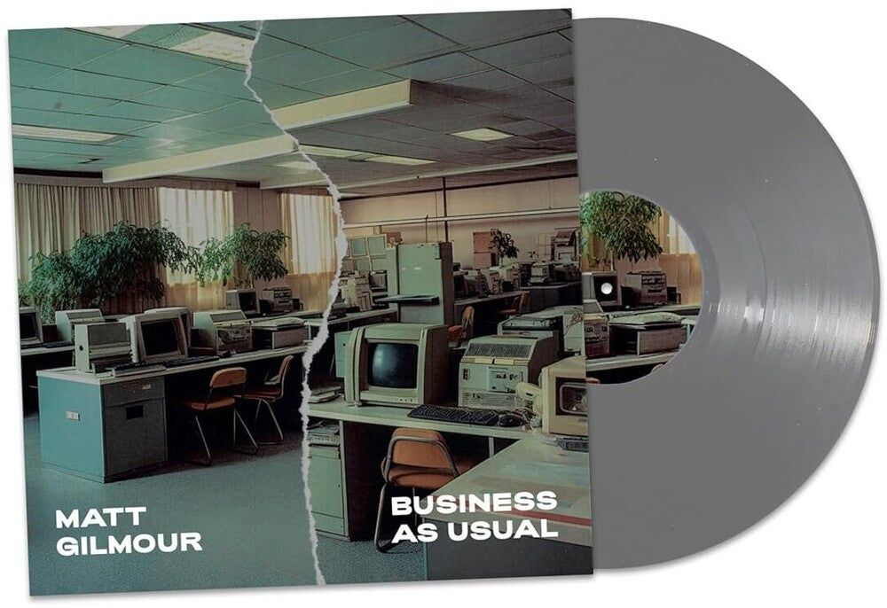 the album cover for Matt Gilmour - Business As Usual [Colored Vinyl] (Gry) (Uk)