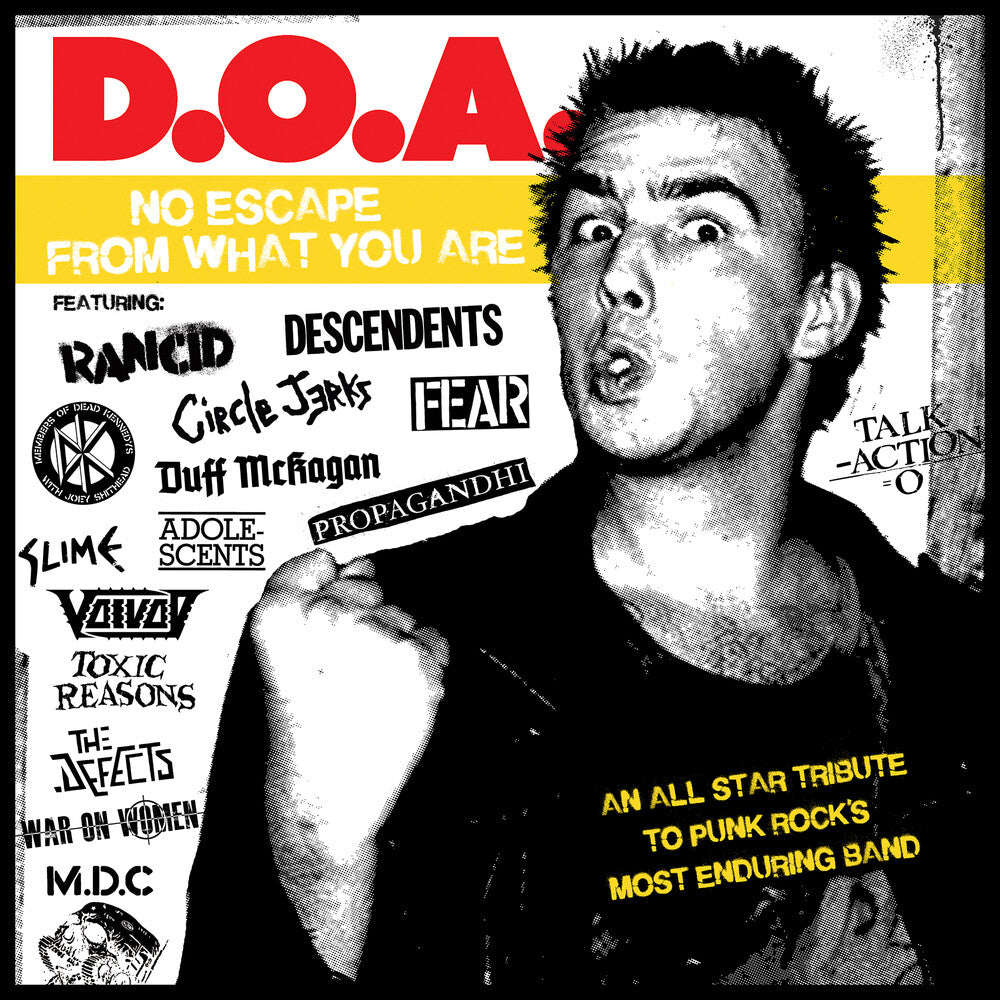 the album cover for Doa - No Escape From What You Are / Various - DOA - No Escape From What You Are (Various Artists)