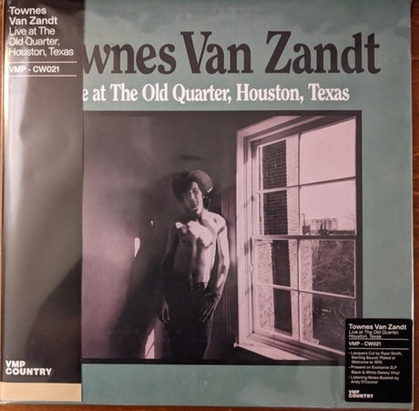 the album cover for Van Townes Zandt - Live At The Old Quarter Houston 1979 (Blk) [Colored Vinyl]