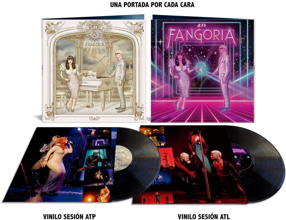 the album cover for Fangoria - Atp-Atl (A Todo Piano-A Todo Laser) (Spa)