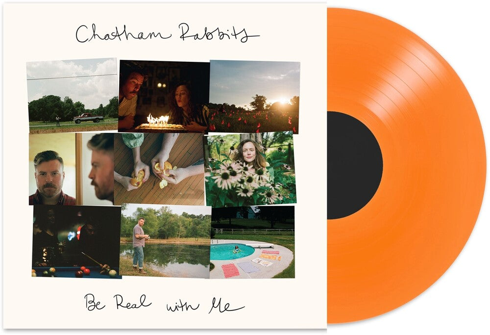 the album cover for Chatham Rabbits - Be Real With Me [Transparent Orange LP]