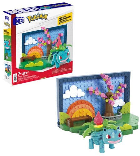 Mega Bloks Pokemon - Pokemon Park Scene Building Toy Set - Collectibles