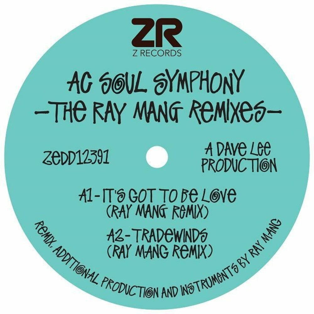 AC Soul Symphony - Ray Mang Remixes [12" Vinyl]