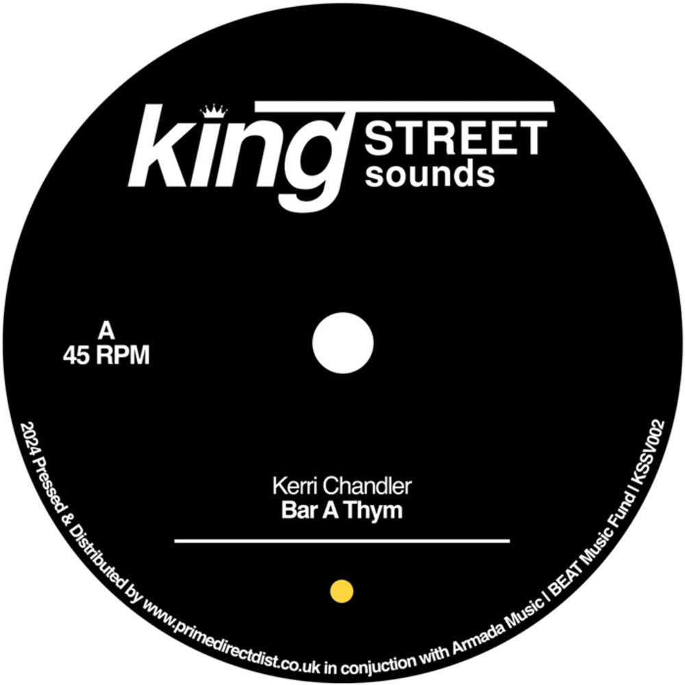 the album cover for Kerri Chandler - Bar A Thym